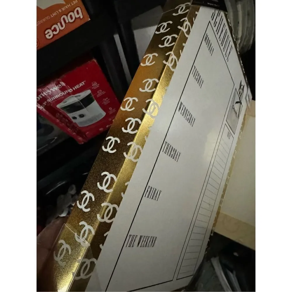 Oliver gal cc home office glam decor dry erase schedule board